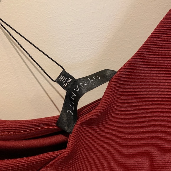 NWT Dynamite one sleeve dress - Picture 7 of 8